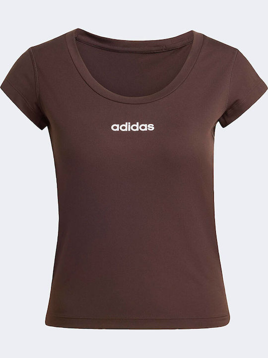 Hyperglam Γυναικείο T-shirt Καφέ