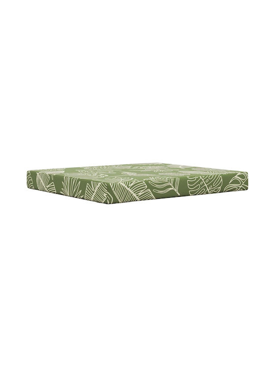 vidaXL Garden Chair Cushions with Backrest Green 2 Pieces 68.5x80cm