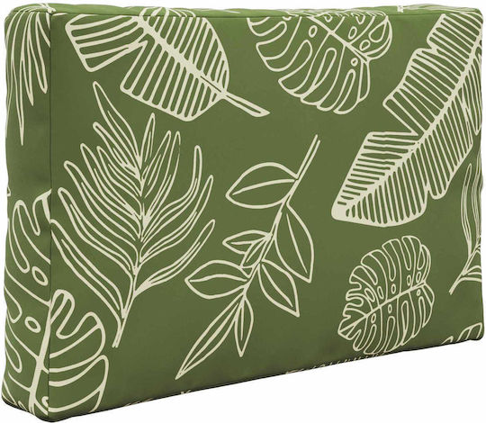 vidaXL Pernă De Canapea De Grădină Cu Spătar Verde 3 Buc 60x60 Cm