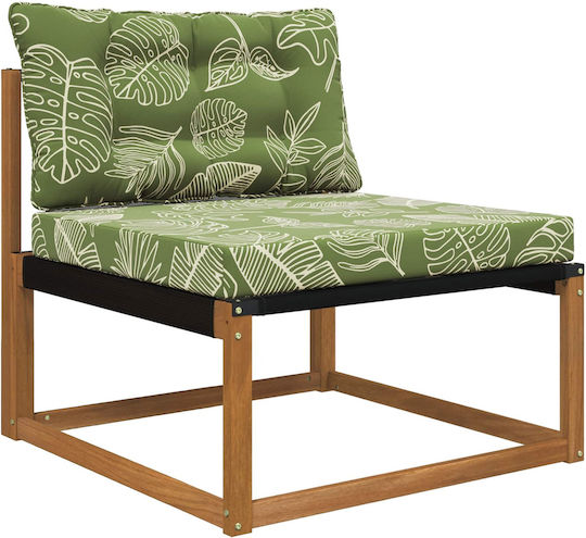 vidaXL Pernă De Canapea De Grădină Cu Spătar Verde 2 Buc 68.5x80 Cm