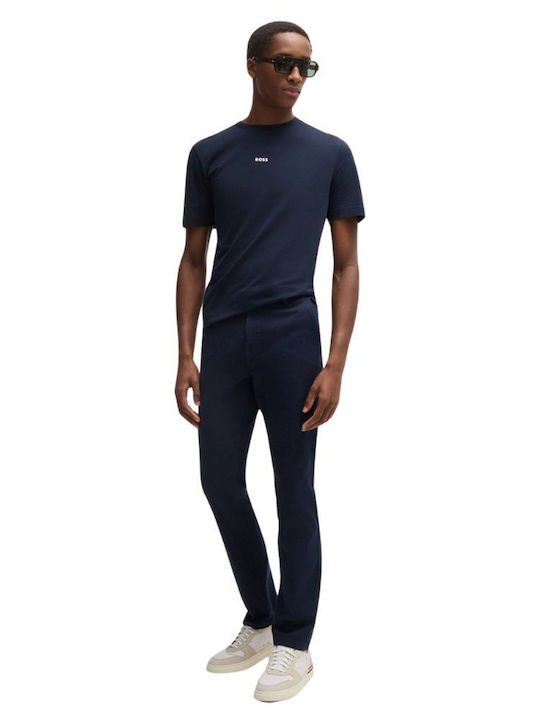 Hose Chino in Schlanker Passform Marineblau