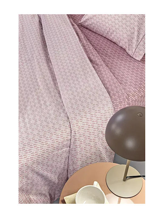 Guy Laroche Sandy Bettlaken Set Für Einzelbett 170x200cm Rosa (3 Stück)