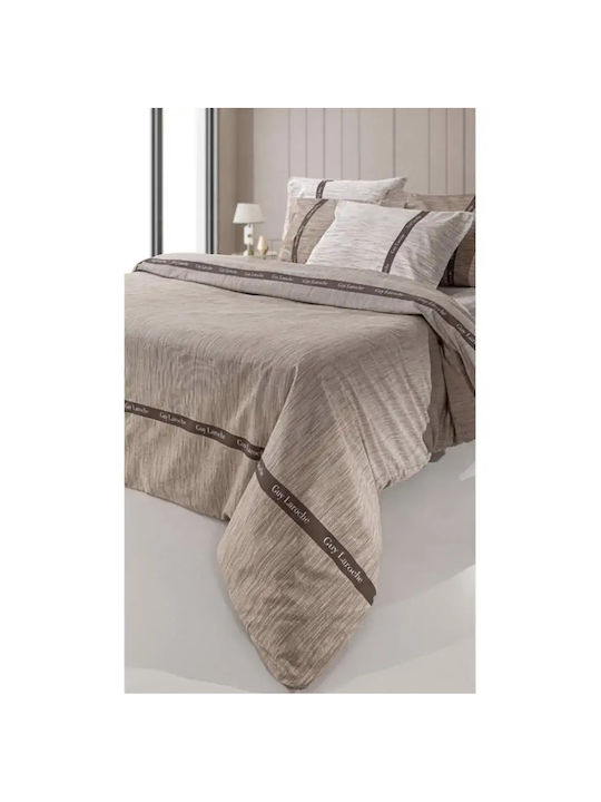 Guy Laroche Avene Double Bed Sheets Set With Rubber Hugger 170x200+32cm 4 Pieces