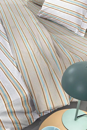 Guy Laroche Pinstripe Комплект Чаршафи За Двойно Легло С Еластична Лента 170x200+32см 4 Части