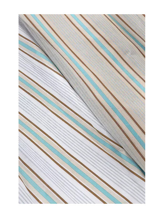 Guy Laroche Pinstripe Semi-Double Bed Sheets Set 180x265cm 3 Pieces