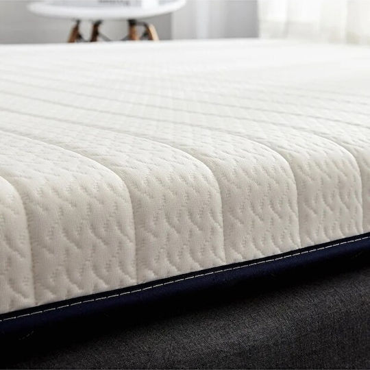 White Single Folding Floor Mattress With Soft Filling (90x190cm)