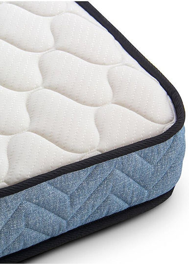 Voyage Orthopädische Matratze Beidseitig Mit Federn Weiß Blau 90x190x17cm