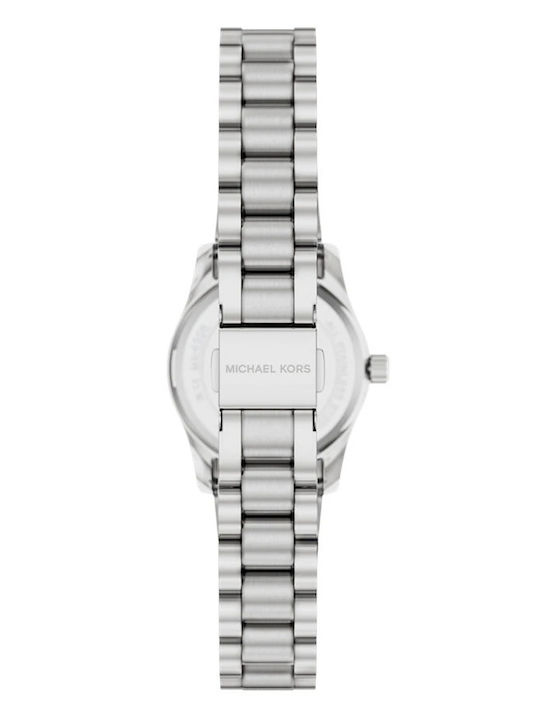 Michael Kors Lexington Womens Battery Watch with Yellow Metal Bracelet
