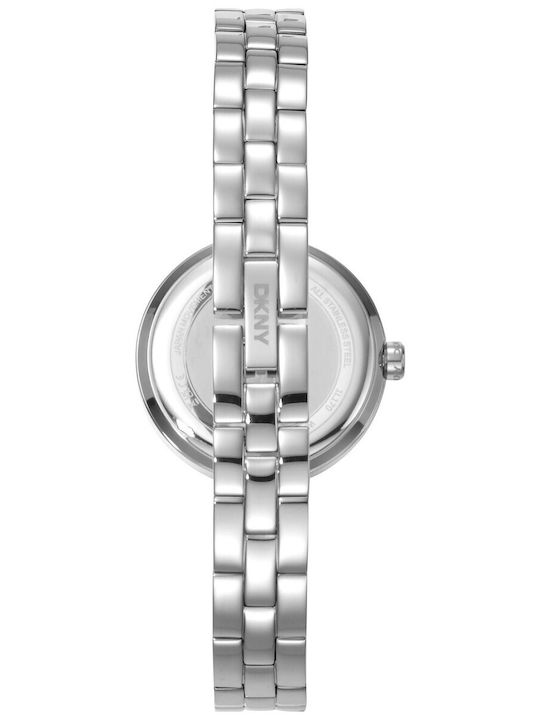 DKNY Womens Watch Battery with Silver Metal Bracelet