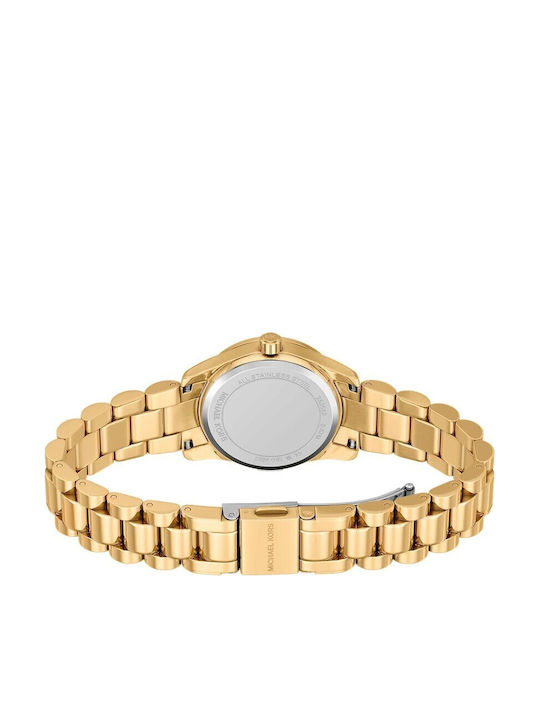 Michael Kors Lexington Set Womens Watch 26mm Battery With Gold Stainless Steel Bracelet