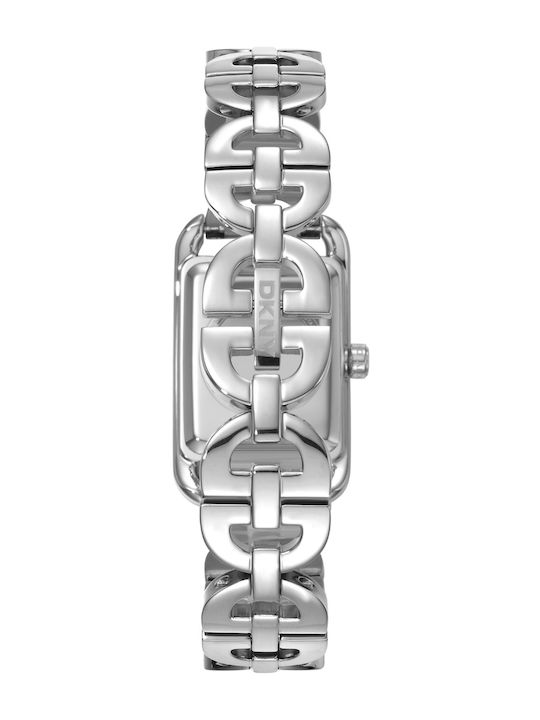 DKNY Womens Watch 34mm Battery with Silver Metal Bracelet