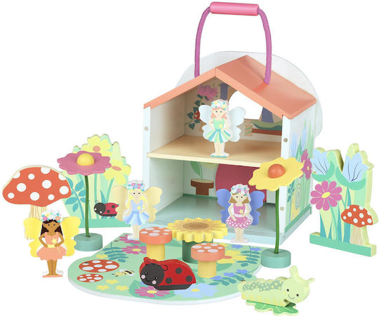 Orange Tree Toys Дървена Къща За Кукли