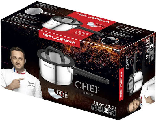Florina Chef Κατσαρολάκι Γάλακτος 2.5lt