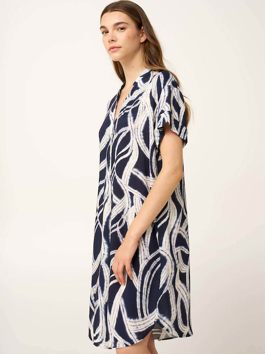 Sommer Mini Damenkleid Blau