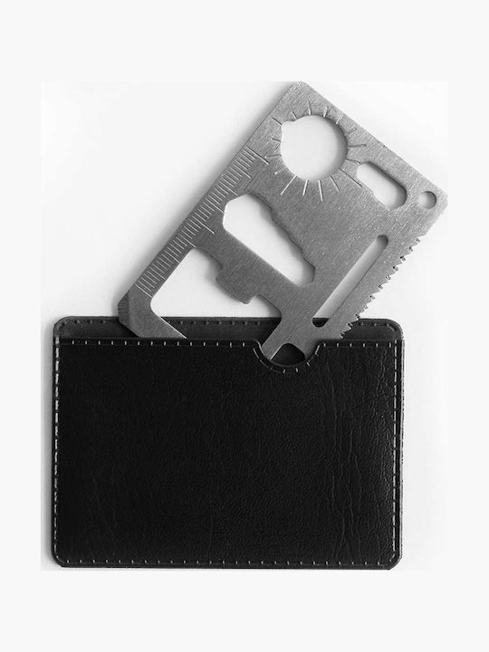 Мъжко Портфейл За Карти Сребрист