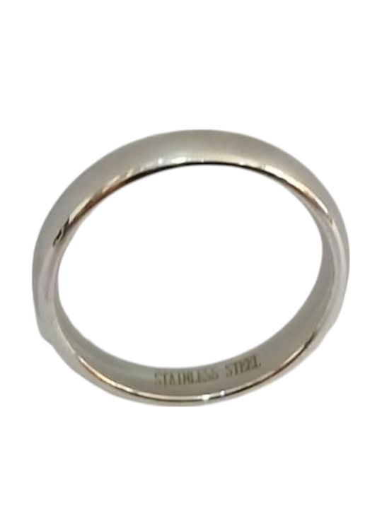 Kalliopi Silver Γυναικείο Δαχτυλίδι Βεράκι από Ατσάλι