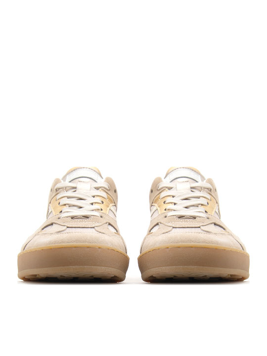 Another Trend Damen Sneakers Beige Gold A033-11-06-Beige