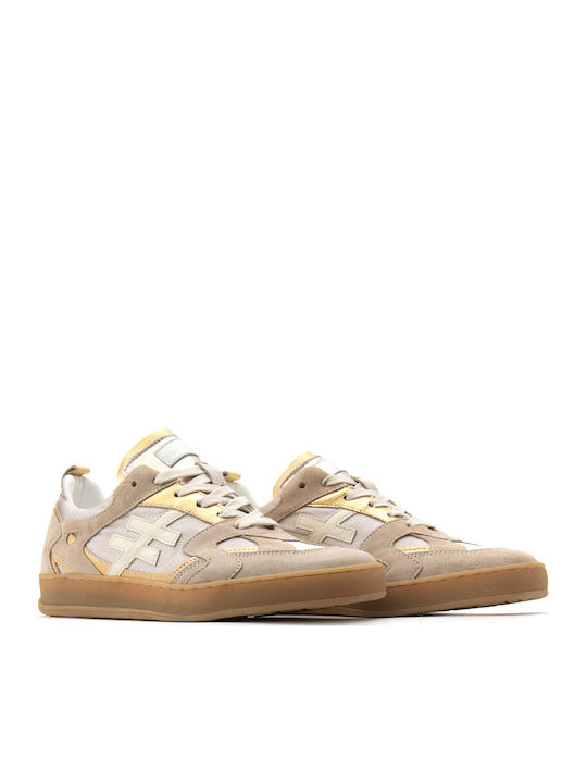 Γυναικεία Sneakers Μπεζ- Χρυσο
