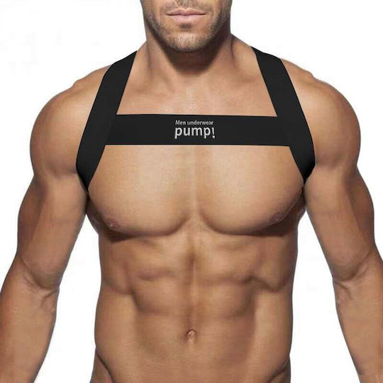 Pump Addicted Men's Black Harness