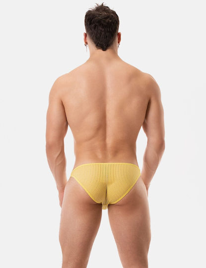 Barcode Berlin Ανδρικό Sexy Boxer Κίτρινο