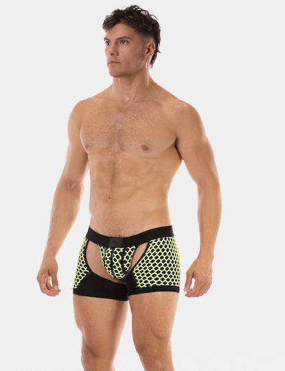 Barcode Berlin Ανδρικό Sexy Boxer Κίτρινο