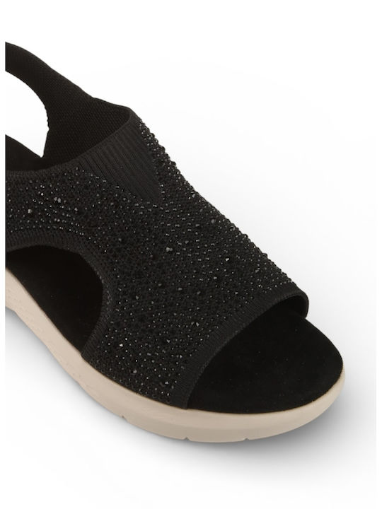 Women's Flat Sandals Black