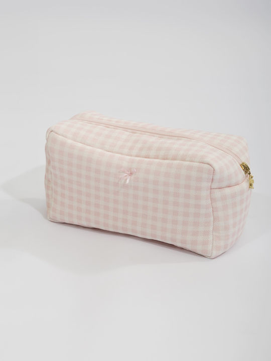 Harmony Neseser Pastel în Carouri Bumbac & Modal