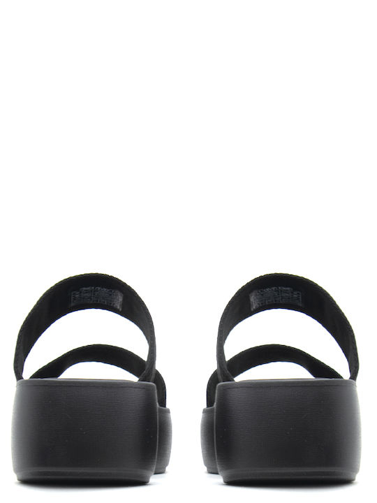Γυναικεία Σανδάλια Flatforms Μαύρα