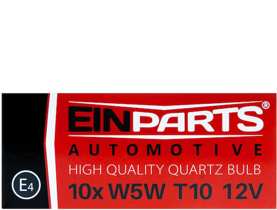 Einparts Lămpi Auto W5w 12v 5w Bec Halogen Ceasuri Torpedou