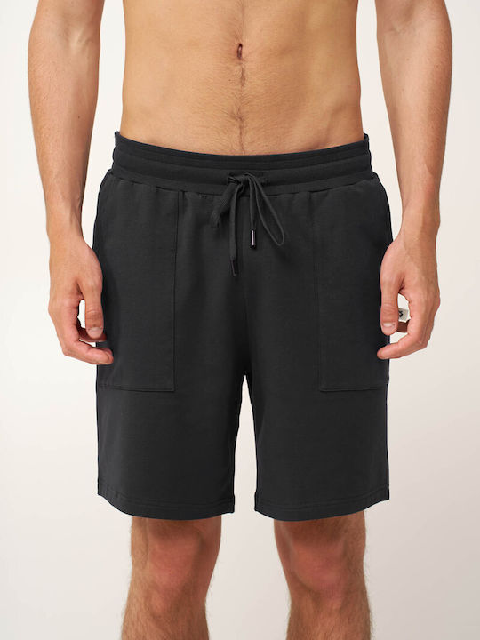 Vamp Summer Men's Bermuda Pyjamas Cotton Blue