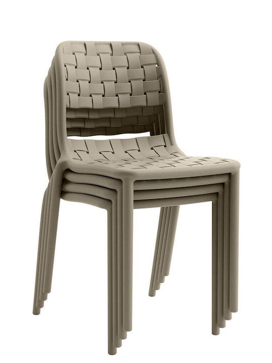 Scaun de Exterior din Polipropilenă Tonic-c Moka