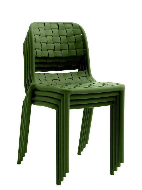 Outdoor Chair Polypropylene Tonic-c Olive