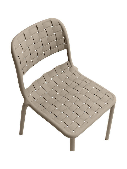 Scaun de Exterior din Polipropilenă Tonic-c Moka