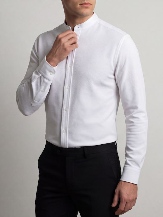Long Sleeve Shirt Narrow Fit White