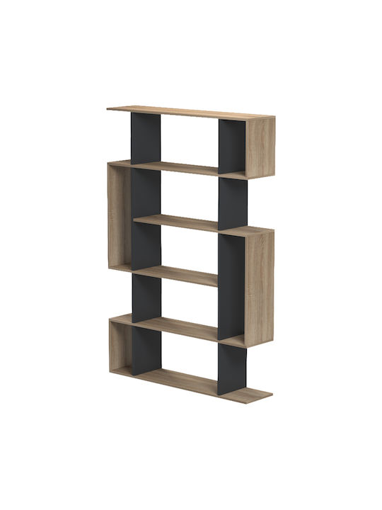 Bibliotecă Mito Sonoma-Antracit 108.5x25x161cm
