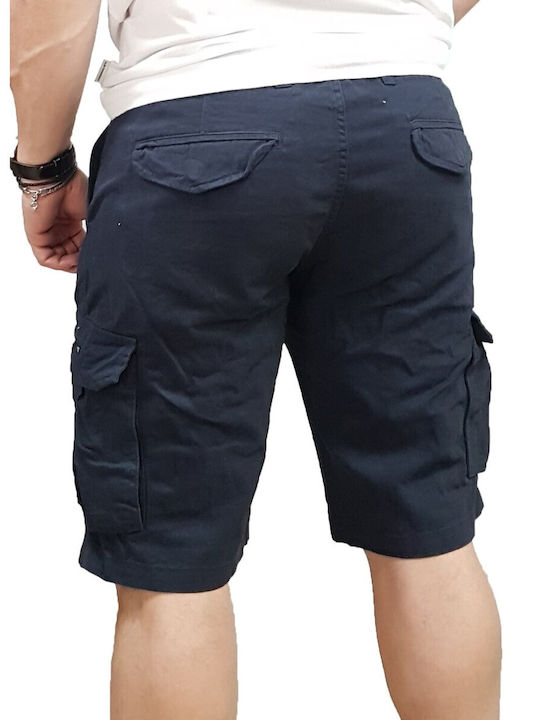 Ανδρική Βερμούδα Cargo Navy Blue