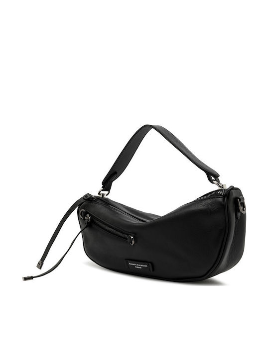 Leather Women's Shoulder Bag Black