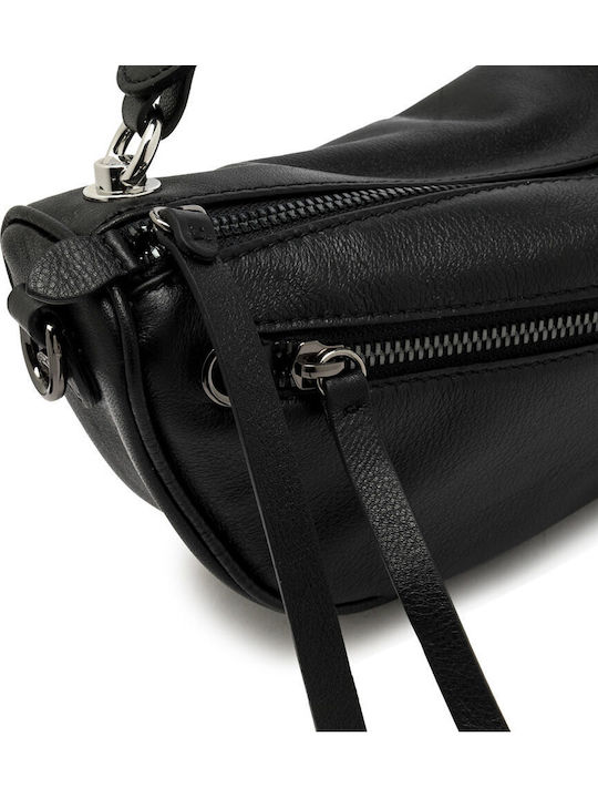 Leather Women's Shoulder Bag Black
