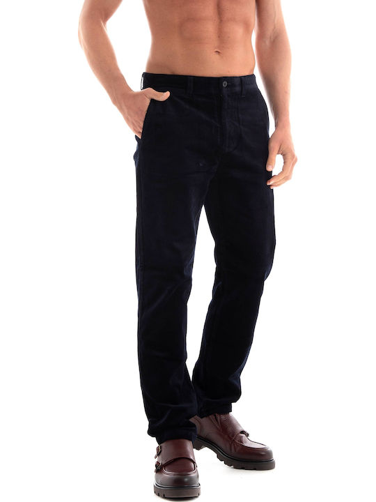 Ανδρικό Παντελόνι Chino Ελαστικό Regular Fit Μπλε