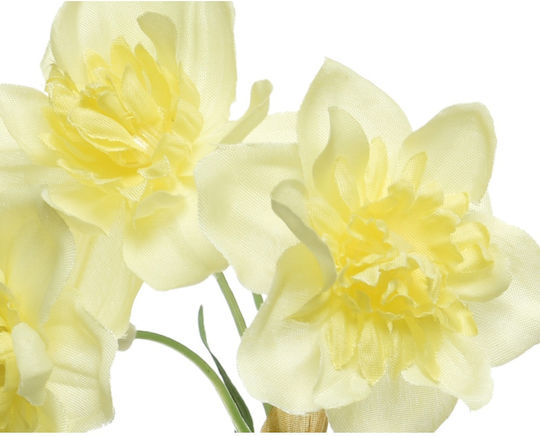 Decorative Artificial Yellow Polyester Daffodil Flower H40cm Kaemingk 800150-1 00040596 Decorative Artificial Yellow Polyester Daffodil Flower H40cm Kaemingk 800150-1 00040596