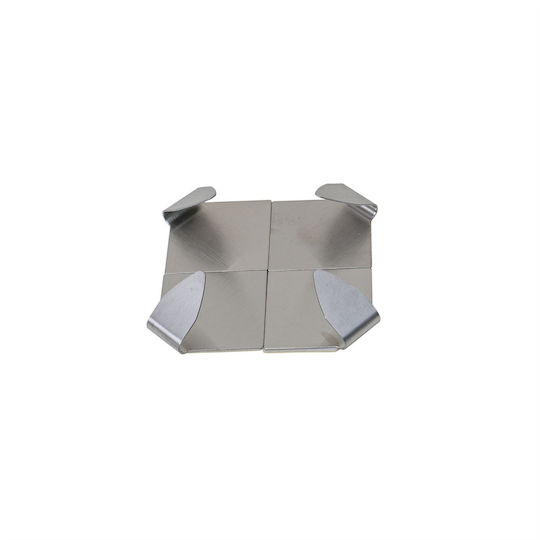 DSY1037 Закачалки Inox Сиви 4 Бройки