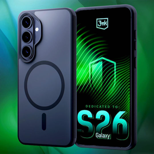 3MK Rückseitencover aus Silikon / Kunststoff Schwarz (Galaxy S26)