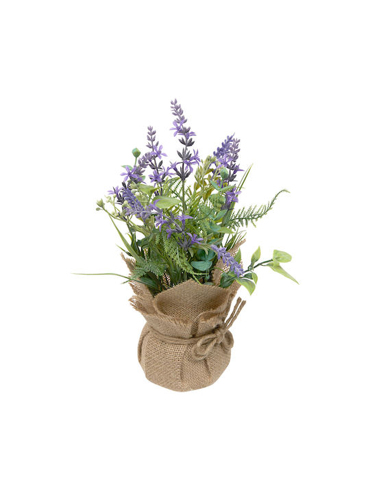 Τεχνητό Λουλούδι Γλάστρα 29εκ A-s Lavender 214055