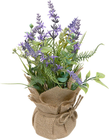 Τεχνητό Λουλούδι Γλάστρα 29εκ A-s Lavender 214055