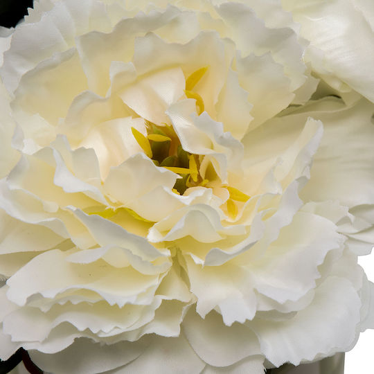 Τεχνητό Λουλούδι Γλάστρα 21εκ A-s Rose Flower 214017 Green Κεραμικό
