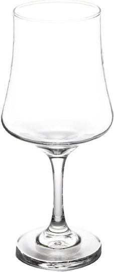 Cristar Bologna Set of Glasses for White and Red Wine from Glass 500ml 0801614 24 Pieces