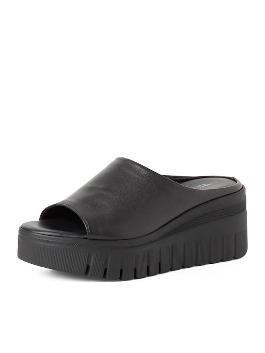 Summer Women's Platform Slippers Style Black