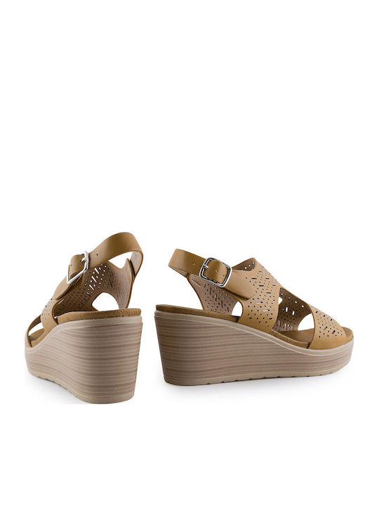 1931 Summer Women's Platforms Brown