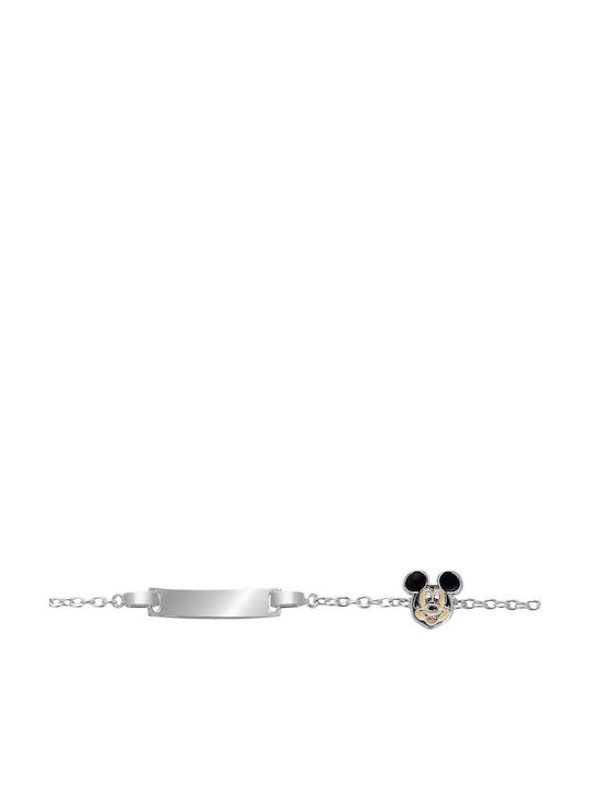 Disney Kids Bracelet Mickey Mouse Silver