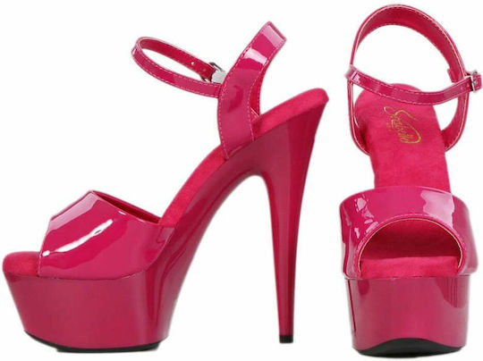 Dansing Heels Platforms Fuchsia